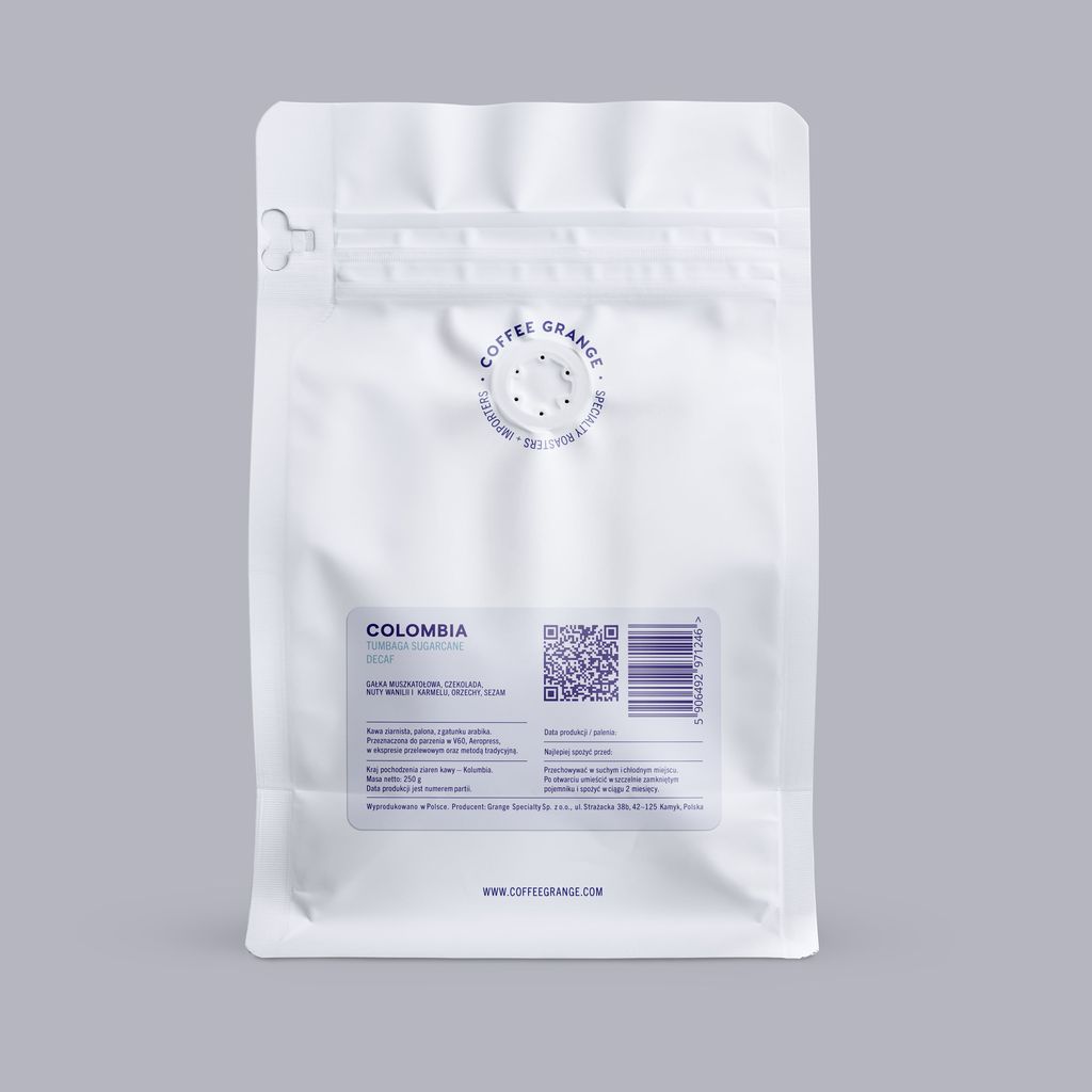 Colombia Tumbaga Sugarcane Decaf - obrazek 3