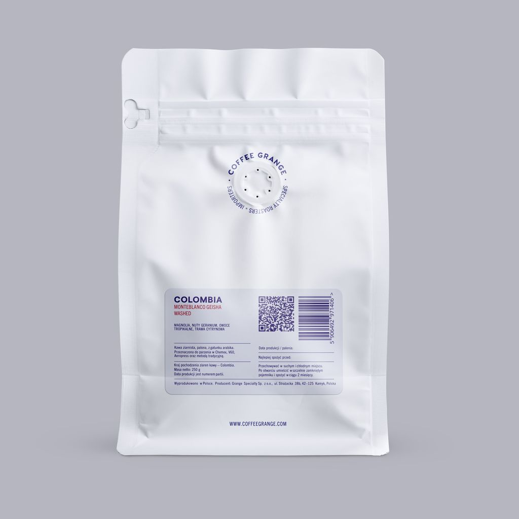 Colombia Monteblanco Geisha Washed - obrazek 3